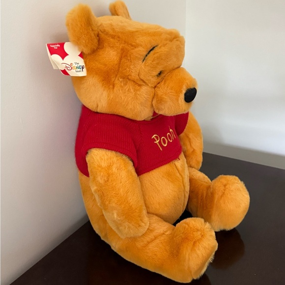 Disney Store Large 18” Vintage Stuffed Winnie The Pooh Bear - Picture 3 of 7